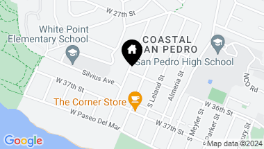 Map of 3602 S Walker Avenue, San Pedro CA, 90731