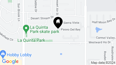 Map of 79279 Paseo Del Rey, La Quinta CA, 92253