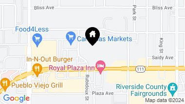 Map of 45800 Rubidoux St Street, Indio CA, 92201