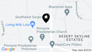 Map of 8760 E HACKAMORE Drive, Scottsdale AZ, 85255