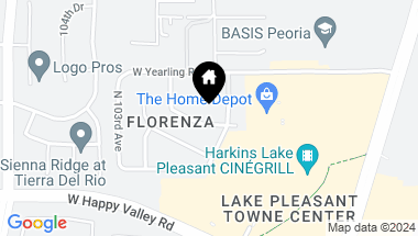Map of 10130 W COTTONTAIL Lane, Peoria AZ, 85383
