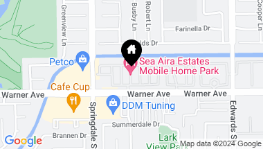 Map of 6241 Warner Avenue 168, Huntington Beach CA, 92647
