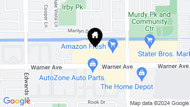 Map of 6815 Warner Ave, Huntington Beach CA, 92647