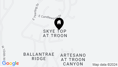 Map of 25555 N WINDY WALK Drive # 54, Scottsdale AZ, 85255