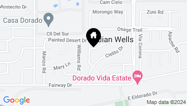 Map of 75605 Painted Desert Drive, Indian Wells CA, 92210