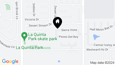 Map of 79281 Sierra, La Quinta CA, 92253
