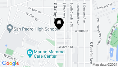Map of 735 W 30th Street, San Pedro CA, 90731