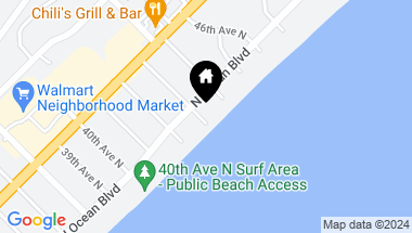 Map of 4300 N Ocean Blvd., Myrtle Beach SC, 29577
