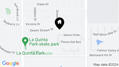 Map of 79280 Sierra Vista, La Quinta CA, 92253