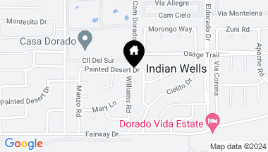 Map of 45560 Williams Road, Indian Wells CA, 92210