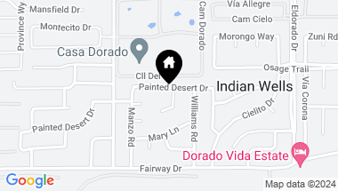 Map of 75571 Painted Desert Drive, Indian Wells CA, 92210