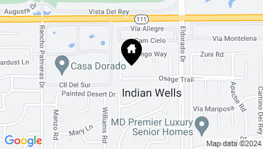 Map of 75810 Osage Trail, Indian Wells CA, 92210