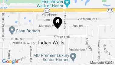 Map of 45451 Cielito Drive, Indian Wells CA, 92210