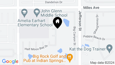 Map of 45406 Banff Springs Street, Indio CA, 92201
