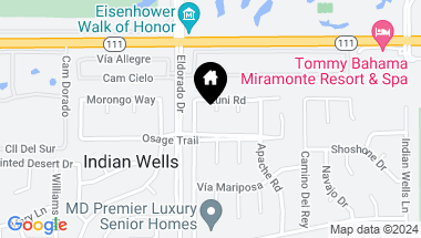 Map of 45355 Miami CIR, Indian Wells CA, 92210