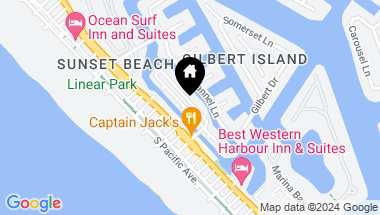 Map of 16780 Bayview Drive A, Sunset Beach CA, 90742