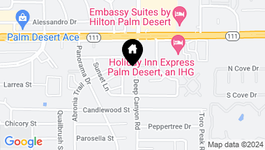 Map of 45301 DEEP CANYON Road 8, Palm Desert CA, 92260