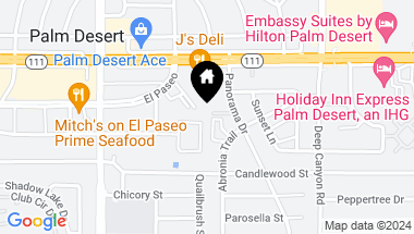 Map of 45390 Garden Square, Palm Desert CA, 92260