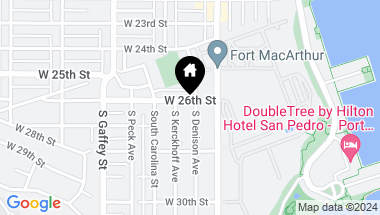Map of 2609 S Denison Avenue, San Pedro CA, 90731