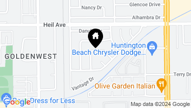 Map of 7622 Don Drive, Huntington Beach CA, 92647