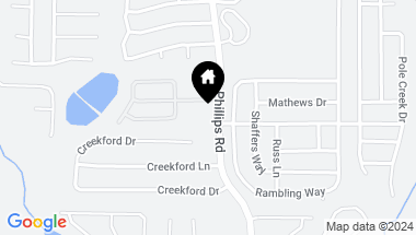 Map of 2305 Phillips Road, Lithonia GA, 30058