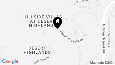 Map of 10040 E HAPPY VALLEY Road # 676, Scottsdale AZ, 85255