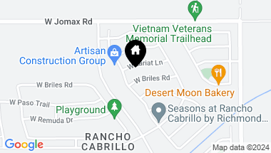 Map of 13358 W Briles Road, Peoria AZ, 85383