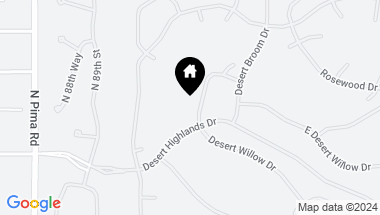 Map of 10040 E HAPPY VALLEY Road # 305, Scottsdale AZ, 85255