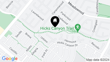 Map of 12 Hidden Creek, Irvine CA, 92620