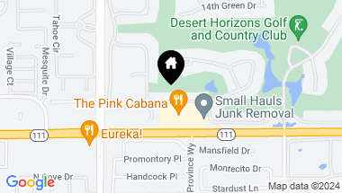 Map of 75210 Inverness Drive, Indian Wells CA, 92210