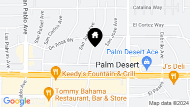 Map of 44806 San Luis Rey Avenue, Palm Desert CA, 92260