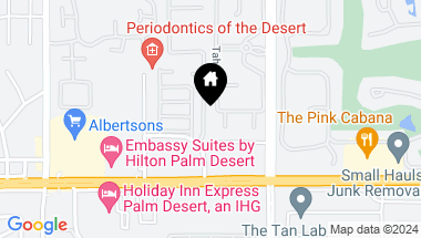 Map of 44378 Mesquite Drive, Indian Wells CA, 92210