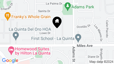 Map of 44790 N Harland Drive, La Quinta CA, 92253