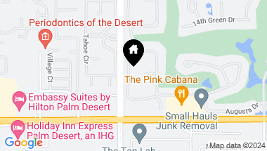 Map of 44850 Lakeside Drive, Indian Wells CA, 92210