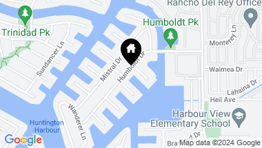 Map of 3972 Humboldt Drive, Huntington Beach CA, 92649