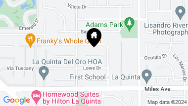 Map of 78790 Irwin Circle, La Quinta CA, 92253