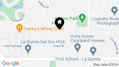Map of 78785 W Harland Drive, La Quinta CA, 92253