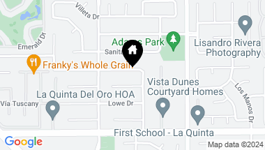 Map of 78815 W Harland Drive, La Quinta CA, 92253