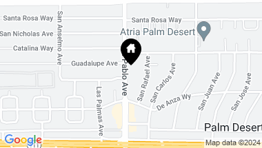 Map of 44530 San Pablo Ave., Palm Desert CA, 92260