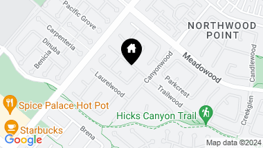 Map of 55 Oakhurst Road, Irvine CA, 92620