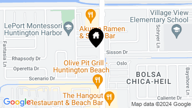 Map of 4951 Maui Circle, Huntington Beach CA, 92649