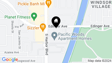 Map of 12062 W Edinger Avenue 31, Santa Ana CA, 92704