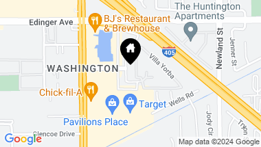 Map of 16172 Malaga Lane, Huntington Beach CA, 92647