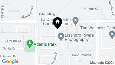 Map of 44150 Ocotillo Drive, La Quinta CA, 92253