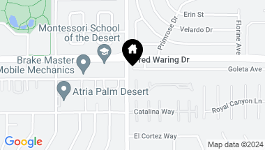 Map of 74035 Goleta Avenue, Palm Desert CA, 92260