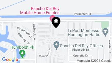 Map of 16119 Warmington Lane 6, Huntington Beach CA, 92649