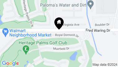 Map of 80270 Royal Dornoch Drive, Indio CA, 92201