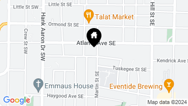 Map of 136 Vanira Avenue SE, Atlanta GA, 30315