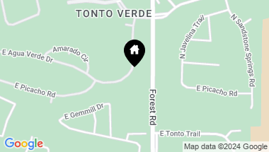 Map of 26911 N AGUA VERDE Drive, Rio Verde AZ, 85263
