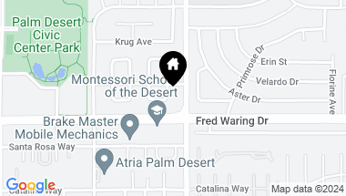 Map of 43860 Buena Circle, Palm Desert CA, 92260